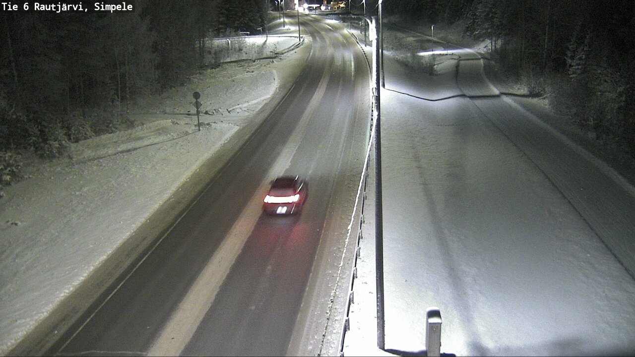 Kelikamerat Kuva Tie 6 Rautjärvi, Simpele, Rautjärvi, Etelä-Karjala