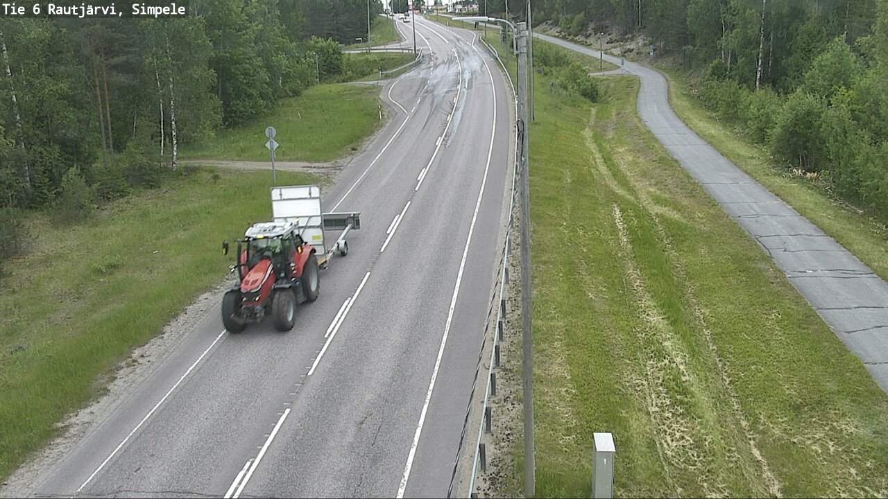 Kelikamerat Kuva Tie 6 Rautjärvi, Simpele, Rautjärvi, Etelä-Karjala