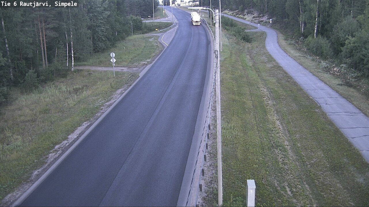 Kelikamerat Kuva Tie 6 Rautjärvi, Simpele, Rautjärvi, Etelä-Karjala