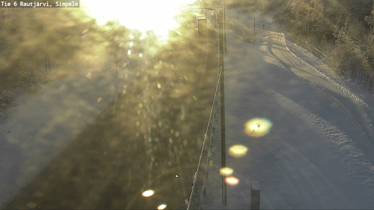 Kelikamerat Kuva Tie 6 Rautjärvi, Simpele, Rautjärvi, Etelä-Karjala