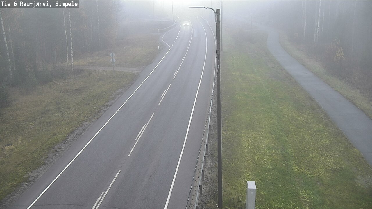 Kelikamerat Kuva Tie 6 Rautjärvi, Simpele, Rautjärvi, Etelä-Karjala