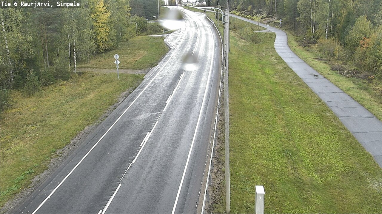 Weather Camera Image Road 6 Rautjärvi, Simpele, Rautjärvi, Etelä-Karjala