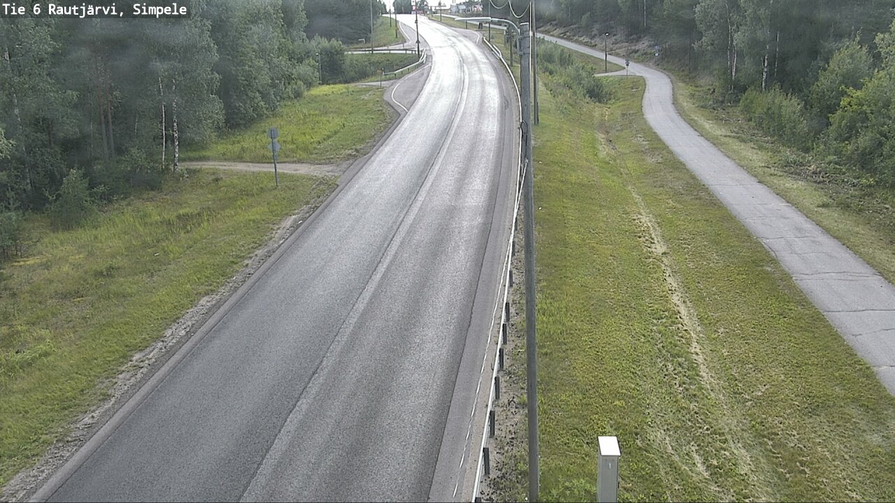 Kelikamerat Kuva Tie 6 Rautjärvi, Simpele, Rautjärvi, Etelä-Karjala