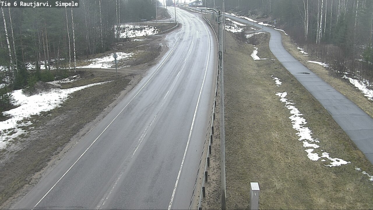Kelikamerat Kuva Tie 6 Rautjärvi, Simpele, Rautjärvi, Etelä-Karjala