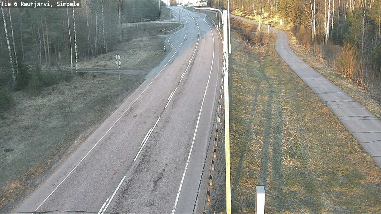 Kelikamerat Kuva Tie 6 Rautjärvi, Simpele, Rautjärvi, Etelä-Karjala