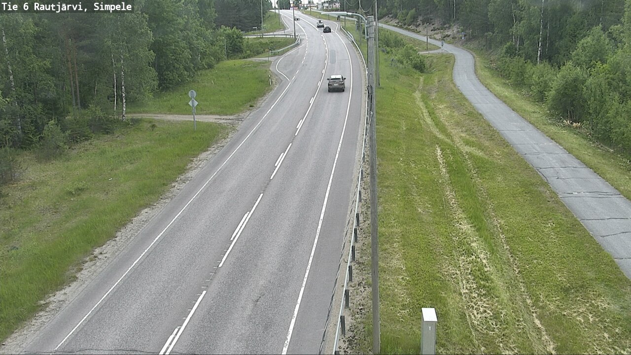 Kelikamerat Kuva Tie 6 Rautjärvi, Simpele, Rautjärvi, Etelä-Karjala