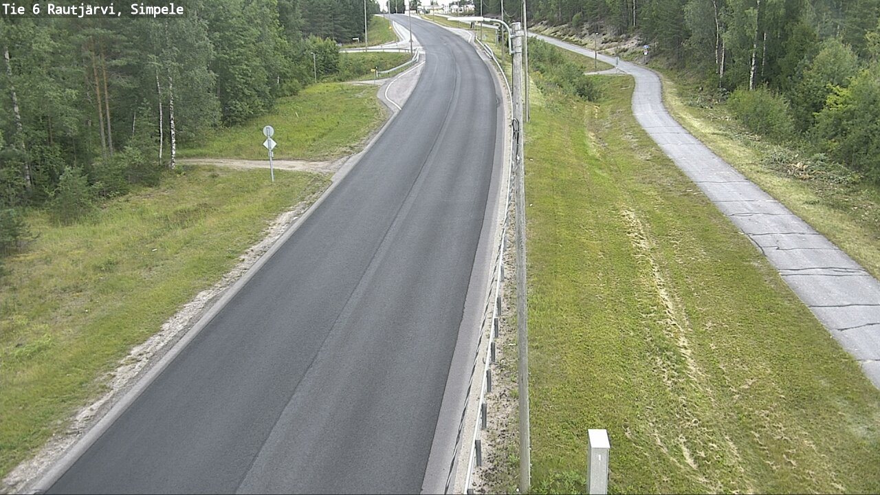 Kelikamerat Kuva Tie 6 Rautjärvi, Simpele, Rautjärvi, Etelä-Karjala