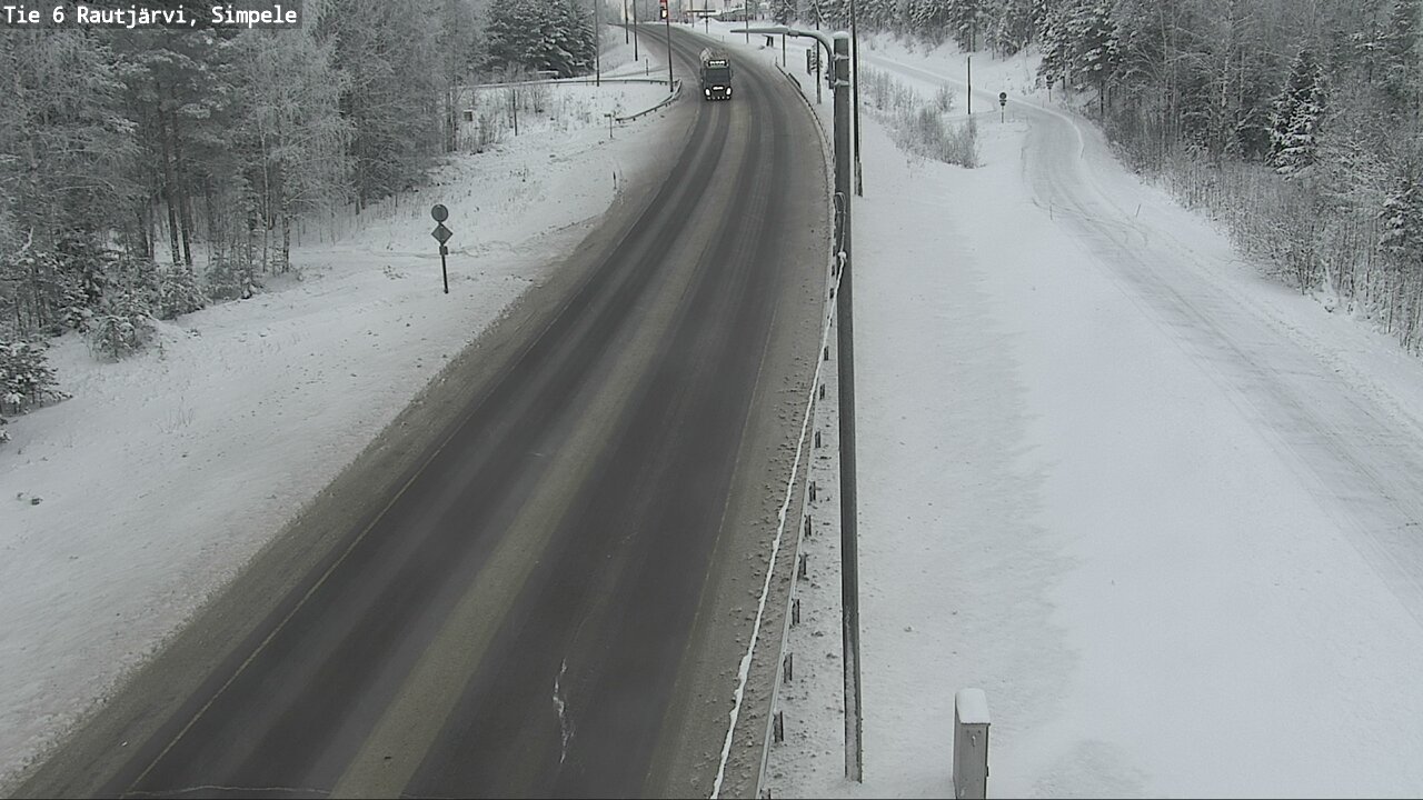 Kelikamerat Kuva Tie 6 Rautjärvi, Simpele, Rautjärvi, Etelä-Karjala