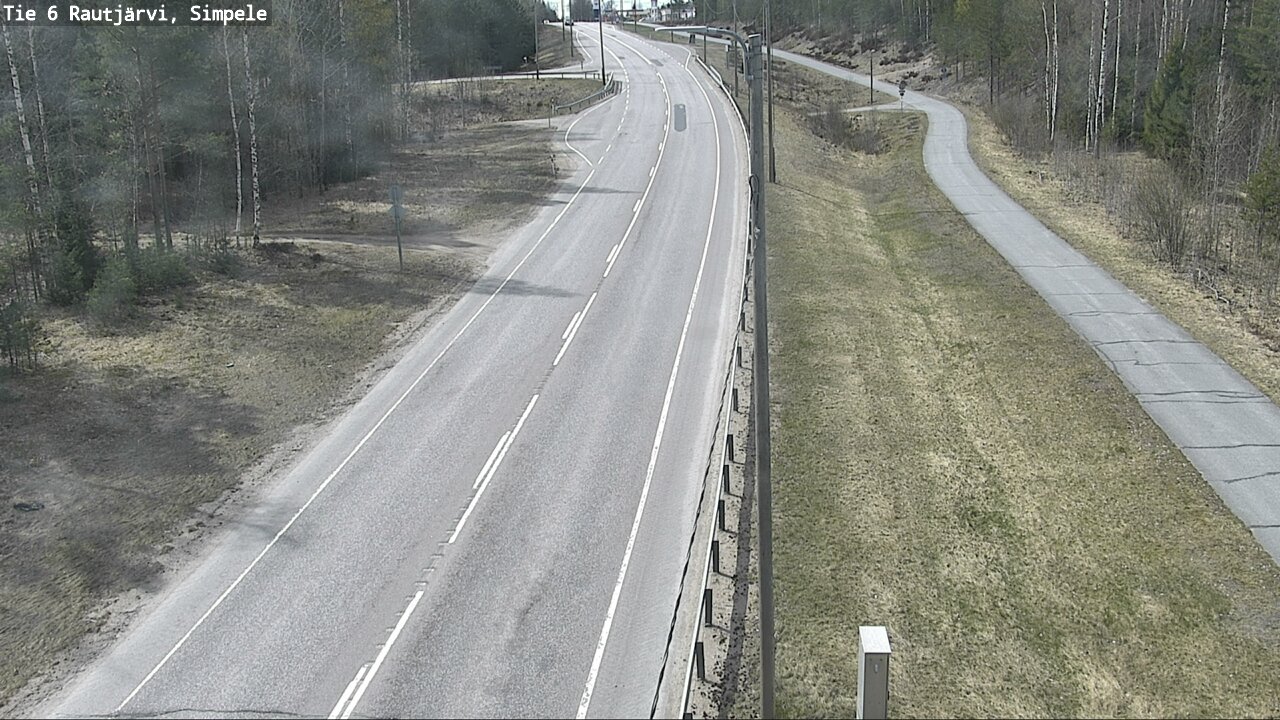 Kelikamerat Kuva Tie 6 Rautjärvi, Simpele, Rautjärvi, Etelä-Karjala