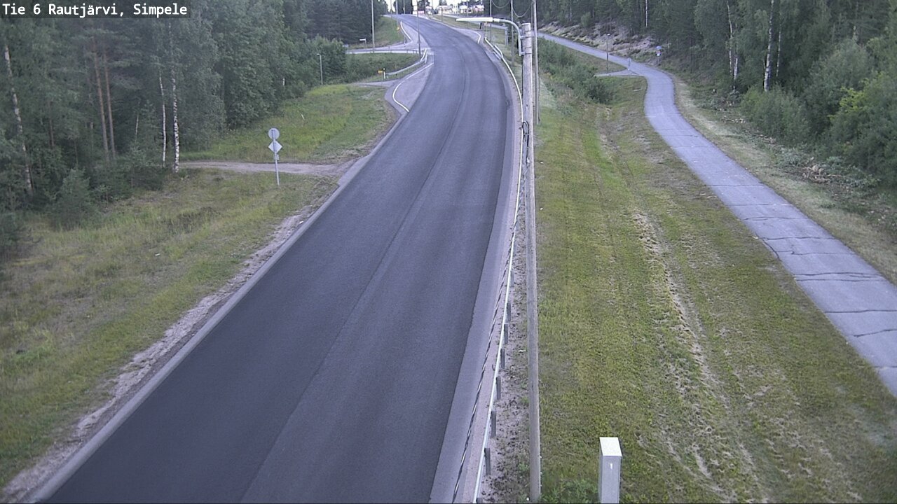 Kelikamerat Kuva Tie 6 Rautjärvi, Simpele, Rautjärvi, Etelä-Karjala