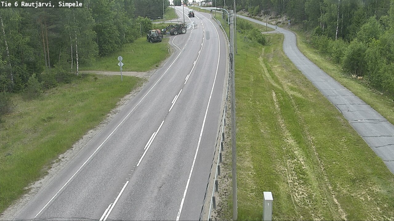 Kelikamerat Kuva Tie 6 Rautjärvi, Simpele, Rautjärvi, Etelä-Karjala