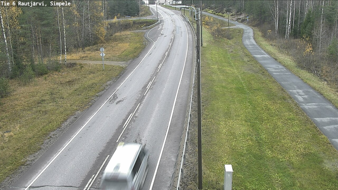 Kelikamerat Kuva Tie 6 Rautjärvi, Simpele, Rautjärvi, Etelä-Karjala