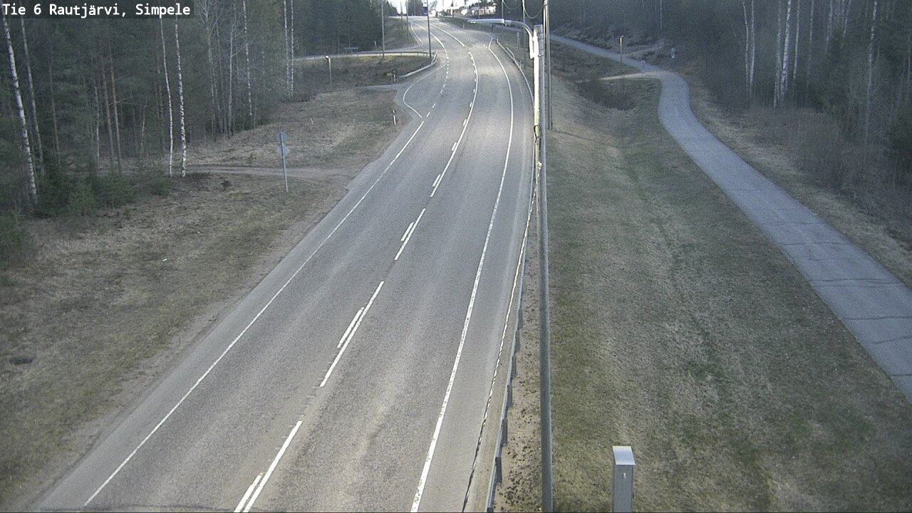 Kelikamerat Kuva Tie 6 Rautjärvi, Simpele, Rautjärvi, Etelä-Karjala
