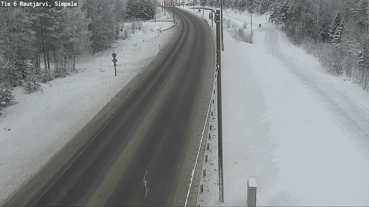 Kelikamerat Kuva Tie 6 Rautjärvi, Simpele, Rautjärvi, Etelä-Karjala
