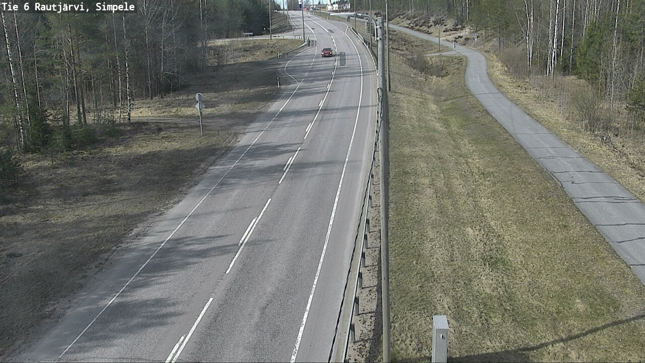 Kelikamerat Kuva Tie 6 Rautjärvi, Simpele, Rautjärvi, Etelä-Karjala