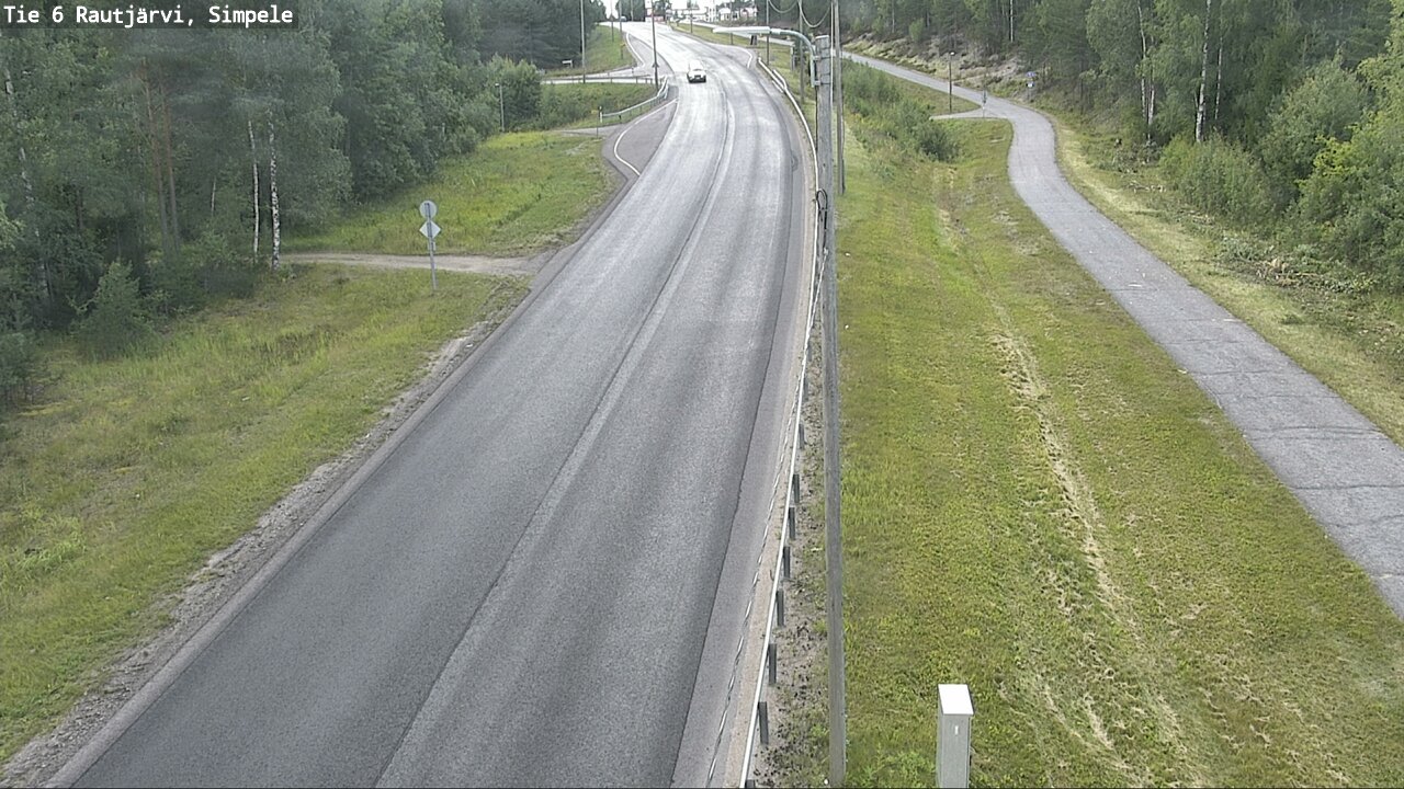 Kelikamerat Kuva Tie 6 Rautjärvi, Simpele, Rautjärvi, Etelä-Karjala