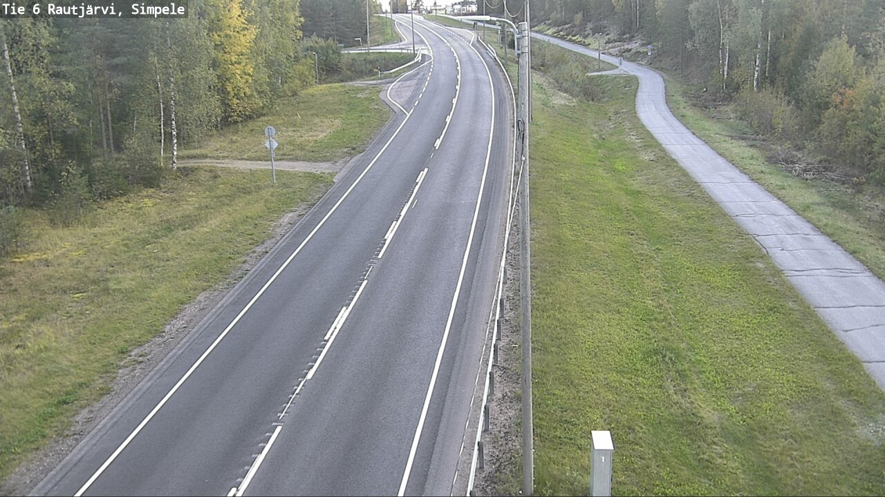 Kelikamerat Kuva Tie 6 Rautjärvi, Simpele, Rautjärvi, Etelä-Karjala