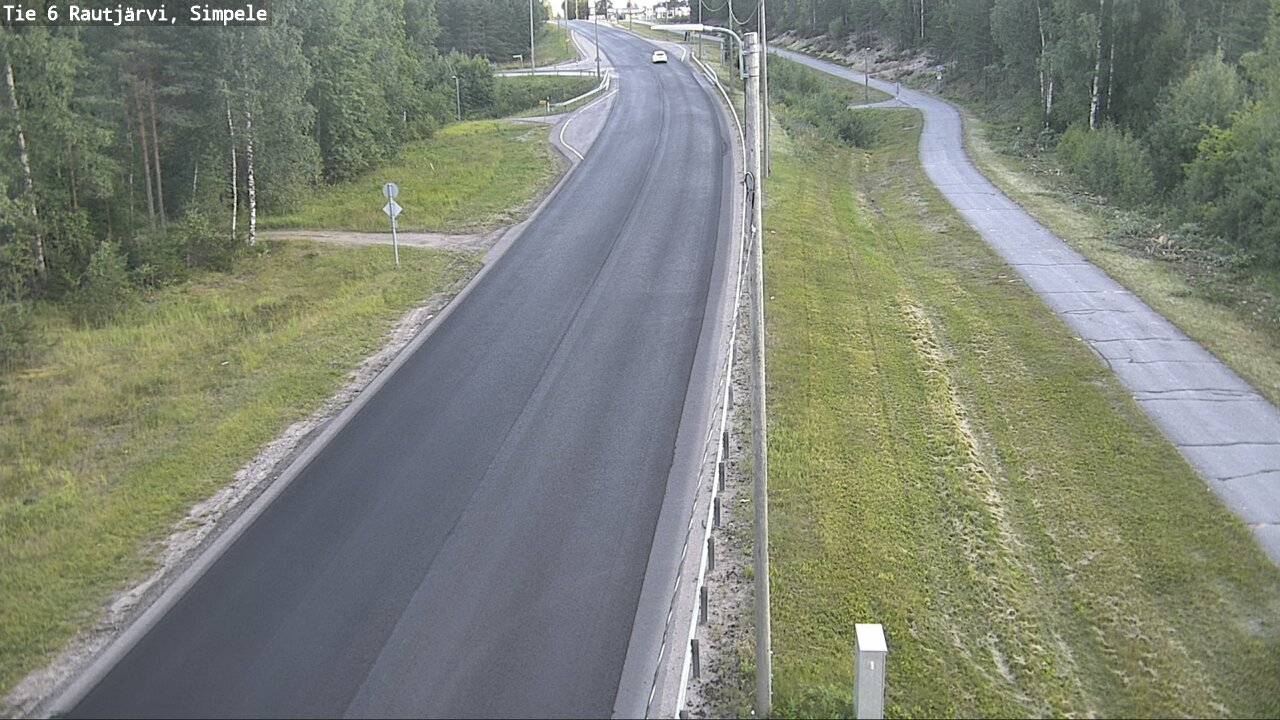 Kelikamerat Kuva Tie 6 Rautjärvi, Simpele, Rautjärvi, Etelä-Karjala