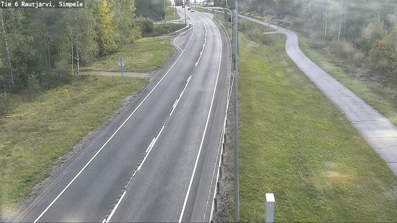 Kelikamerat Kuva Tie 6 Rautjärvi, Simpele, Rautjärvi, Etelä-Karjala