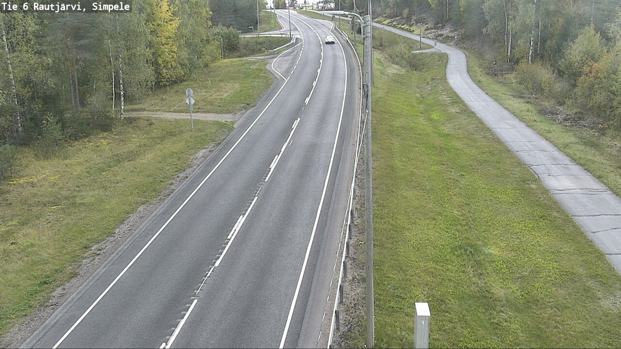 Kelikamerat Kuva Tie 6 Rautjärvi, Simpele, Rautjärvi, Etelä-Karjala