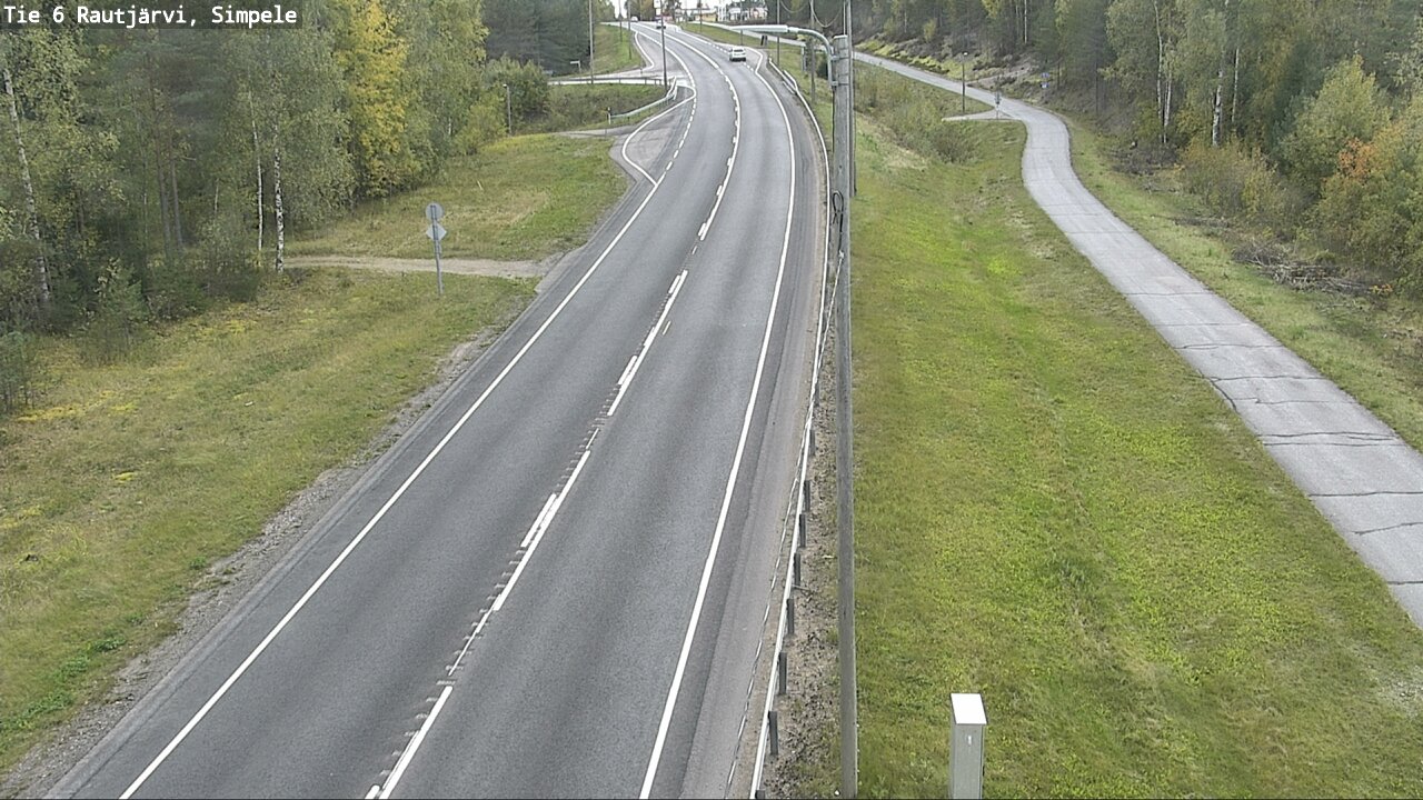 Kelikamerat Kuva Tie 6 Rautjärvi, Simpele, Rautjärvi, Etelä-Karjala