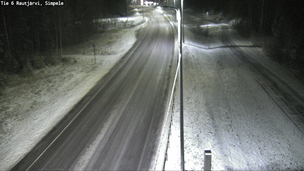 Weather Camera Image Road 6 Rautjärvi, Simpele, Rautjärvi, Etelä-Karjala