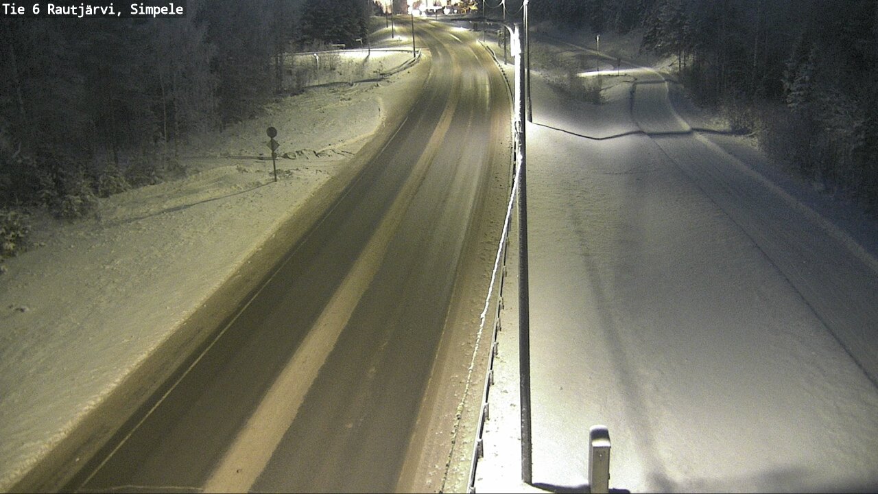 Kelikamerat Kuva Tie 6 Rautjärvi, Simpele, Rautjärvi, Etelä-Karjala