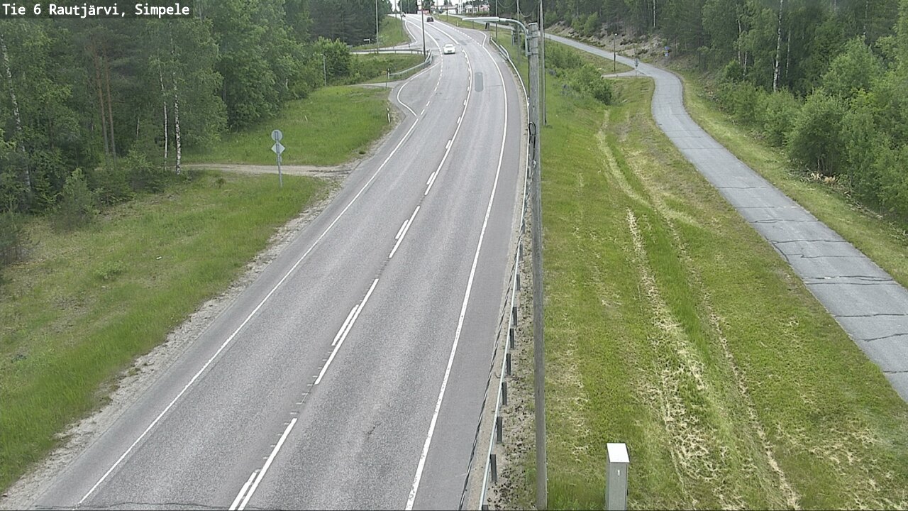Kelikamerat Kuva Tie 6 Rautjärvi, Simpele, Rautjärvi, Etelä-Karjala