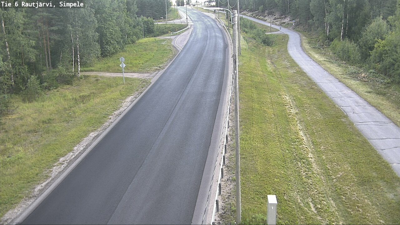 Kelikamerat Kuva Tie 6 Rautjärvi, Simpele, Rautjärvi, Etelä-Karjala