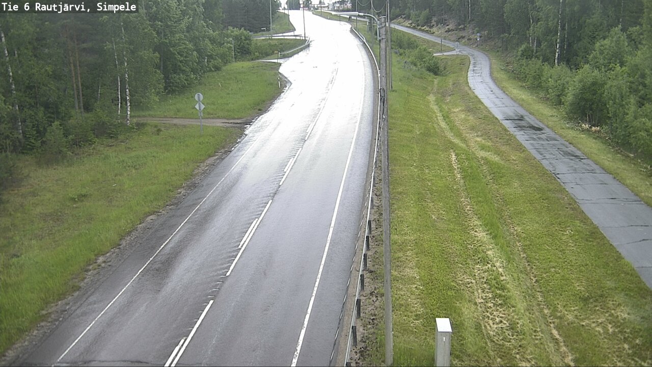 Kelikamerat Kuva Tie 6 Rautjärvi, Simpele, Rautjärvi, Etelä-Karjala