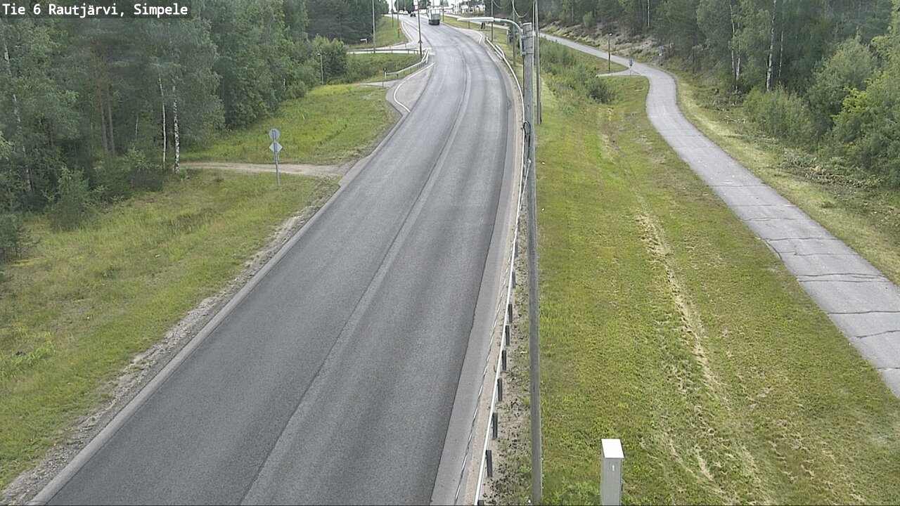 Kelikamerat Kuva Tie 6 Rautjärvi, Simpele, Rautjärvi, Etelä-Karjala