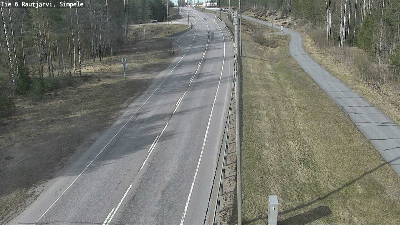 Kelikamerat Kuva Tie 6 Rautjärvi, Simpele, Rautjärvi, Etelä-Karjala