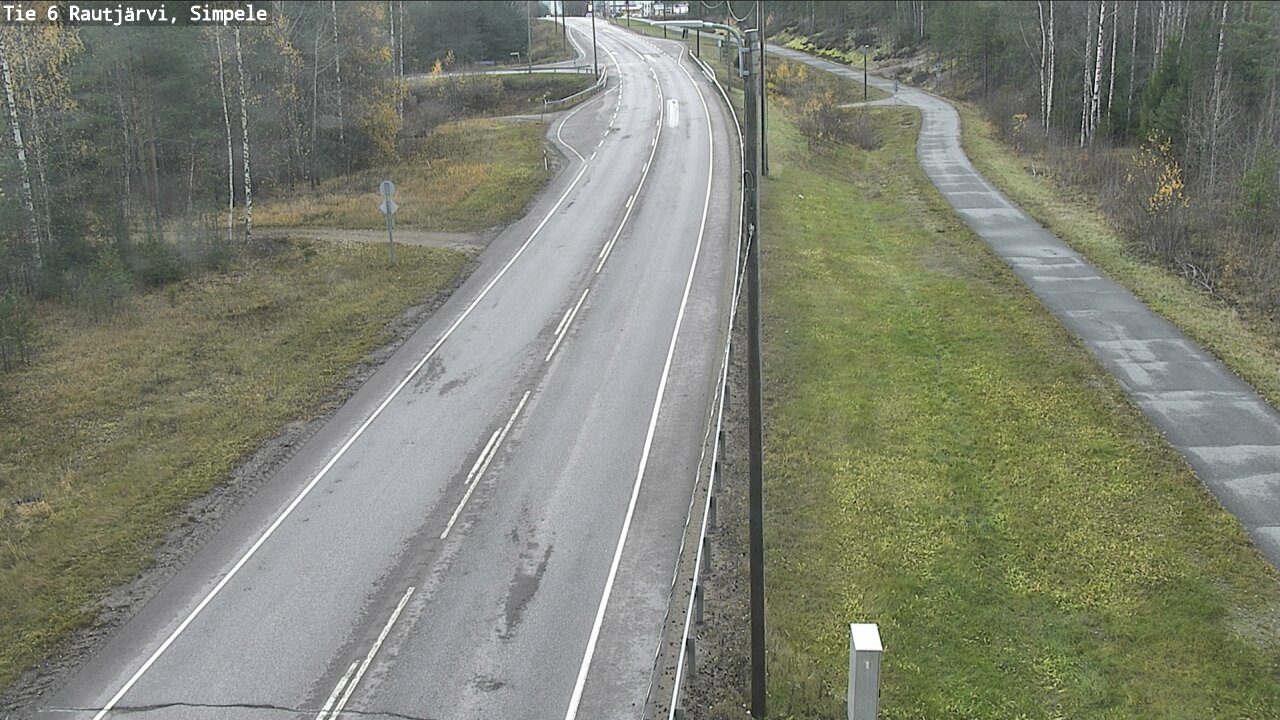 Kelikamerat Kuva Tie 6 Rautjärvi, Simpele, Rautjärvi, Etelä-Karjala