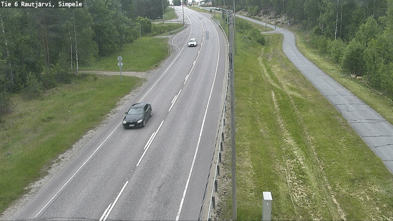 Kelikamerat Kuva Tie 6 Rautjärvi, Simpele, Rautjärvi, Etelä-Karjala