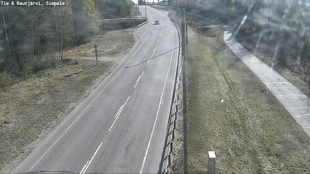 Kelikamerat Kuva Tie 6 Rautjärvi, Simpele, Rautjärvi, Etelä-Karjala