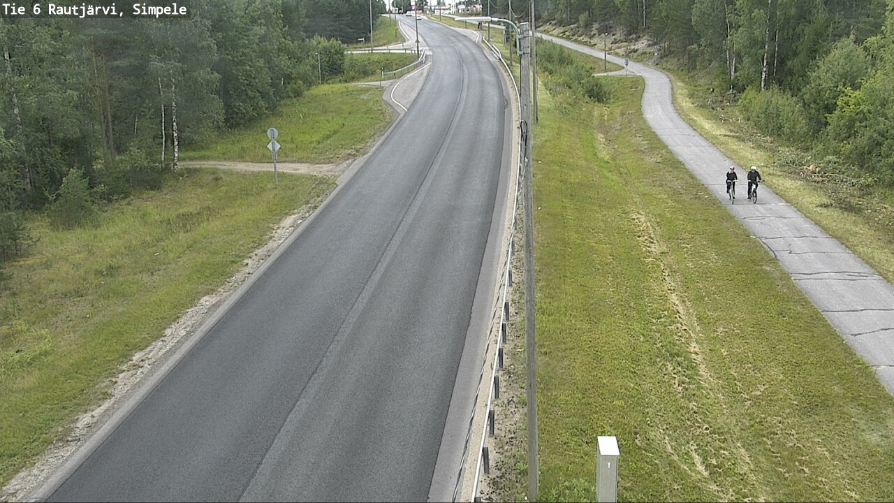 Kelikamerat Kuva Tie 6 Rautjärvi, Simpele, Rautjärvi, Etelä-Karjala