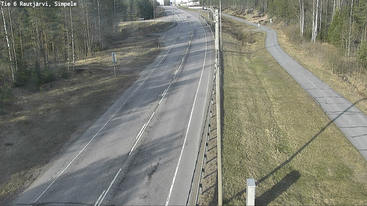 Kelikamerat Kuva Tie 6 Rautjärvi, Simpele, Rautjärvi, Etelä-Karjala