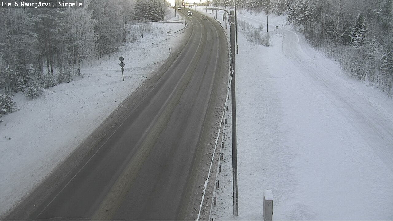 Kelikamerat Kuva Tie 6 Rautjärvi, Simpele, Rautjärvi, Etelä-Karjala