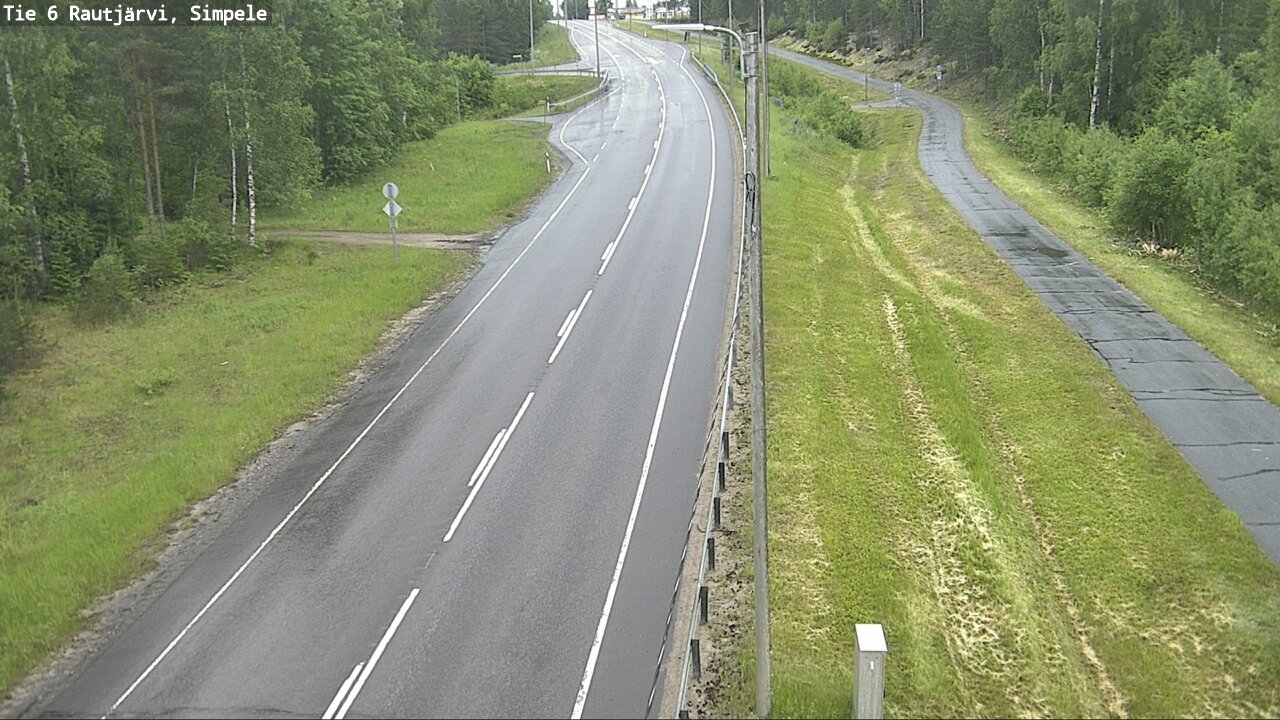 Kelikamerat Kuva Tie 6 Rautjärvi, Simpele, Rautjärvi, Etelä-Karjala