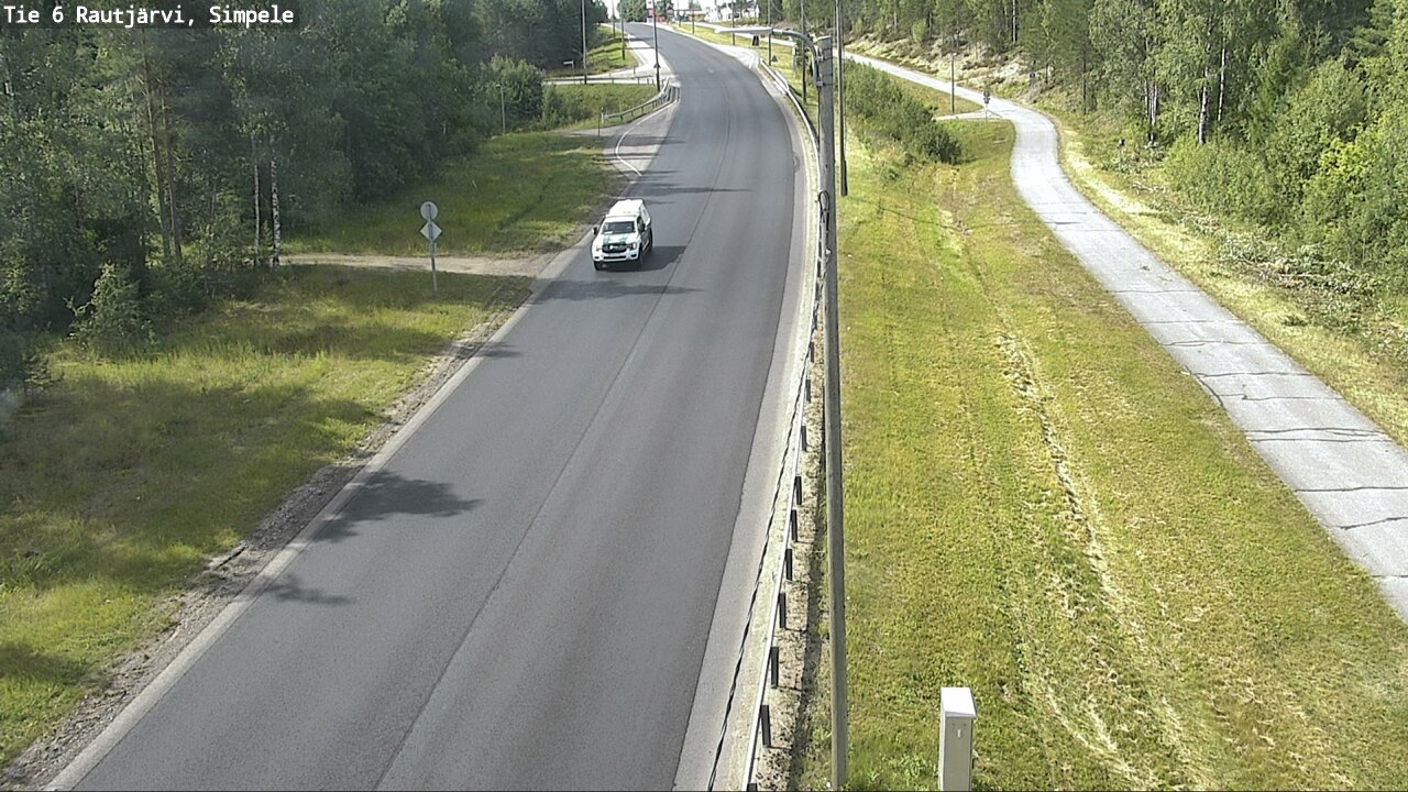 Kelikamerat Kuva Tie 6 Rautjärvi, Simpele, Rautjärvi, Etelä-Karjala