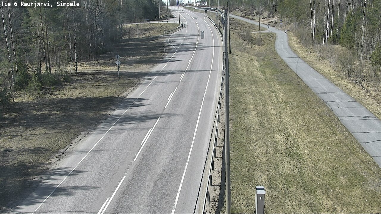 Kelikamerat Kuva Tie 6 Rautjärvi, Simpele, Rautjärvi, Etelä-Karjala