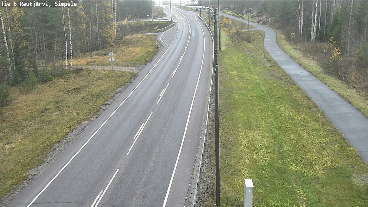 Kelikamerat Kuva Tie 6 Rautjärvi, Simpele, Rautjärvi, Etelä-Karjala