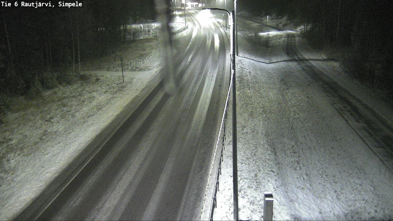 Weather Camera Image Road 6 Rautjärvi, Simpele, Rautjärvi, Etelä-Karjala