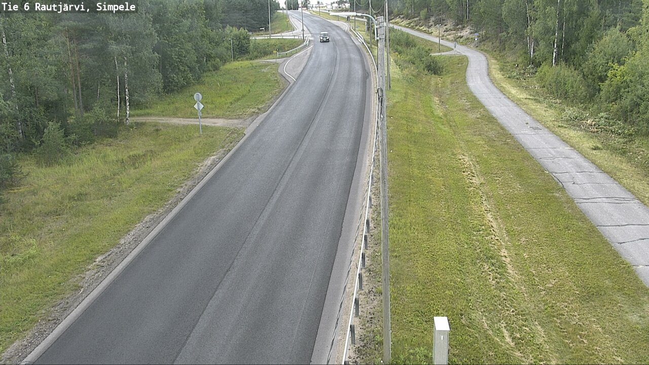 Kelikamerat Kuva Tie 6 Rautjärvi, Simpele, Rautjärvi, Etelä-Karjala