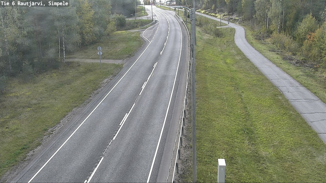 Kelikamerat Kuva Tie 6 Rautjärvi, Simpele, Rautjärvi, Etelä-Karjala