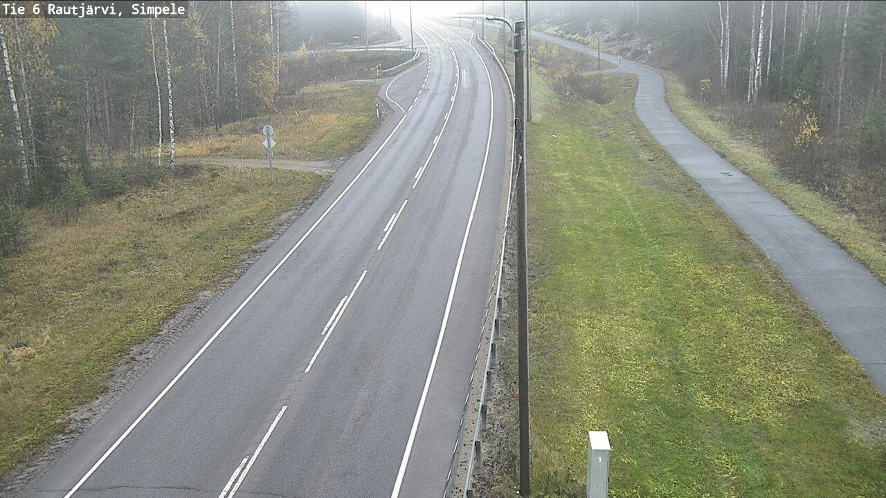 Kelikamerat Kuva Tie 6 Rautjärvi, Simpele, Rautjärvi, Etelä-Karjala