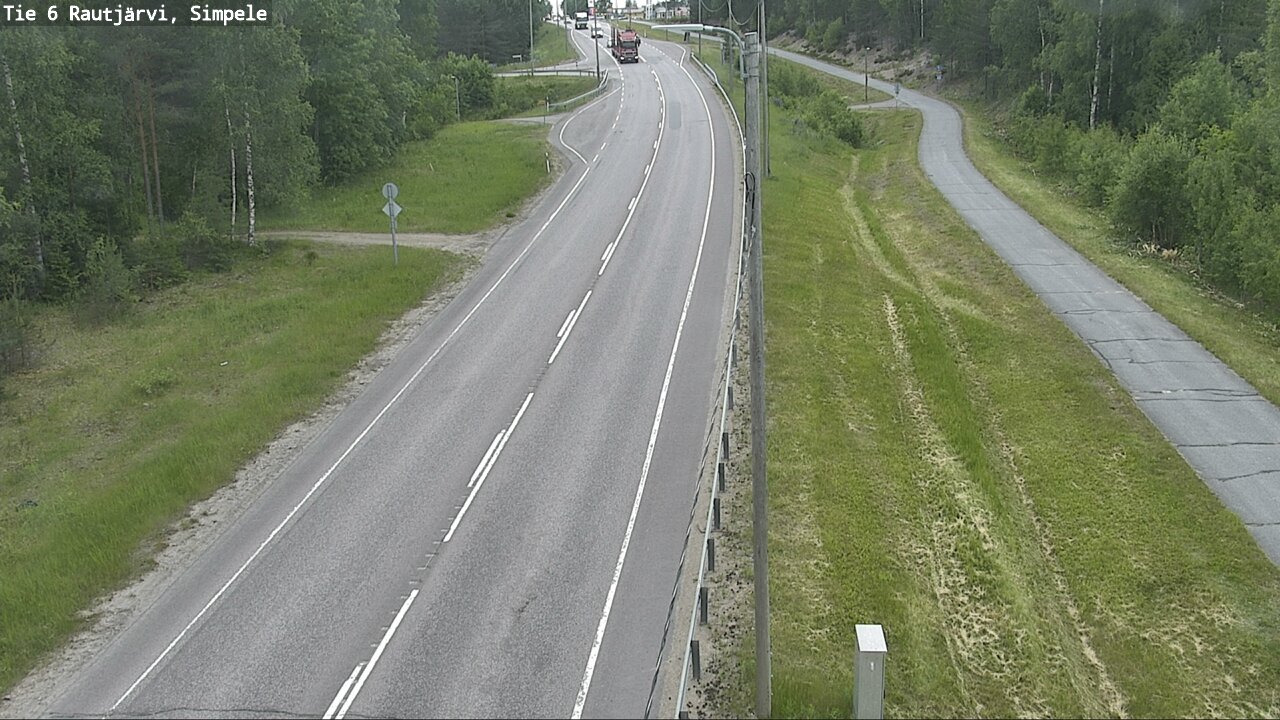 Kelikamerat Kuva Tie 6 Rautjärvi, Simpele, Rautjärvi, Etelä-Karjala