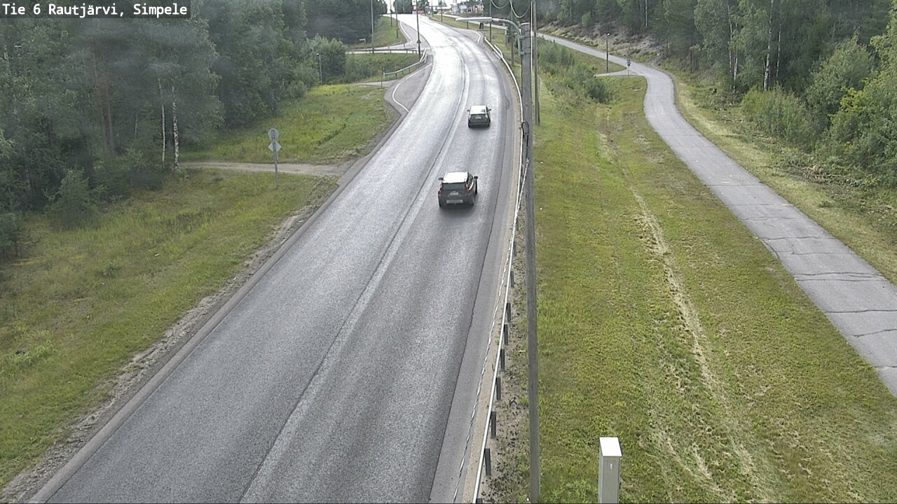 Kelikamerat Kuva Tie 6 Rautjärvi, Simpele, Rautjärvi, Etelä-Karjala