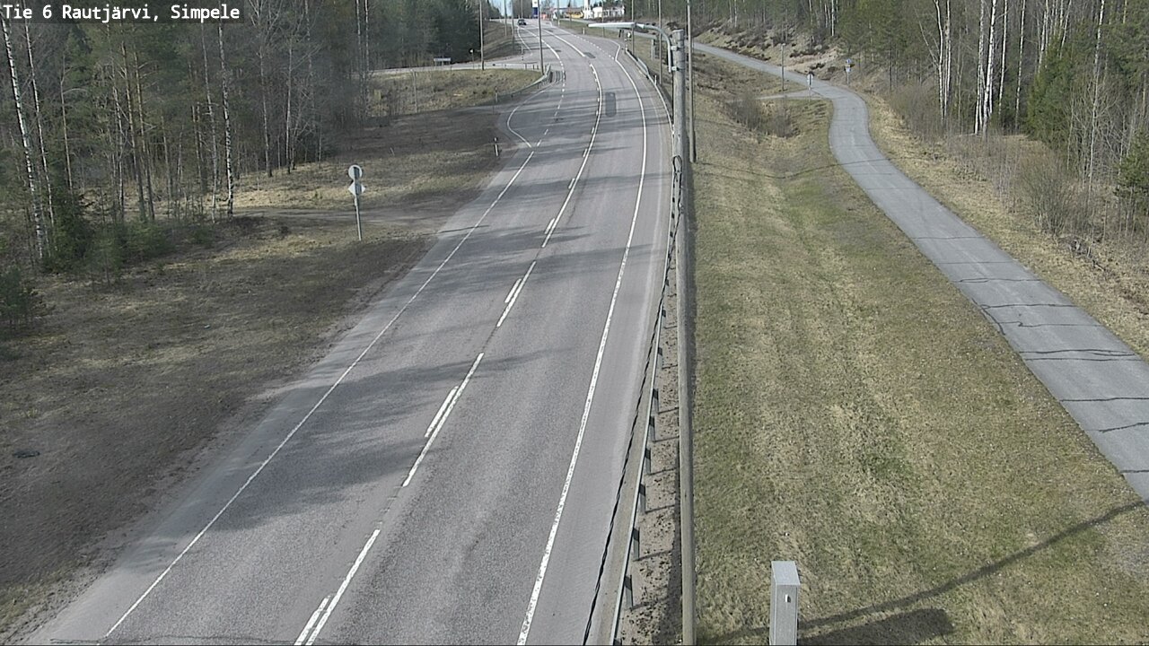 Kelikamerat Kuva Tie 6 Rautjärvi, Simpele, Rautjärvi, Etelä-Karjala