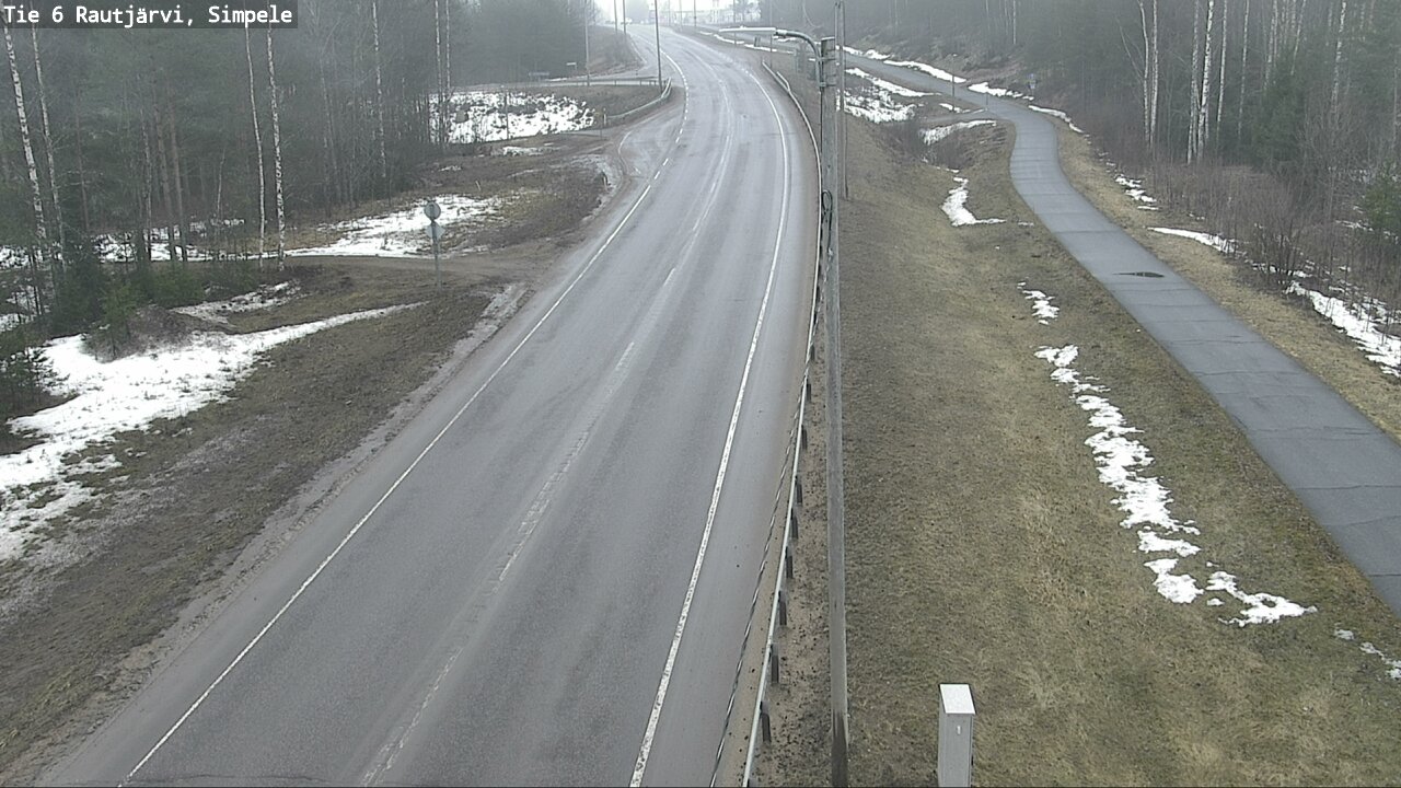 Kelikamerat Kuva Tie 6 Rautjärvi, Simpele, Rautjärvi, Etelä-Karjala